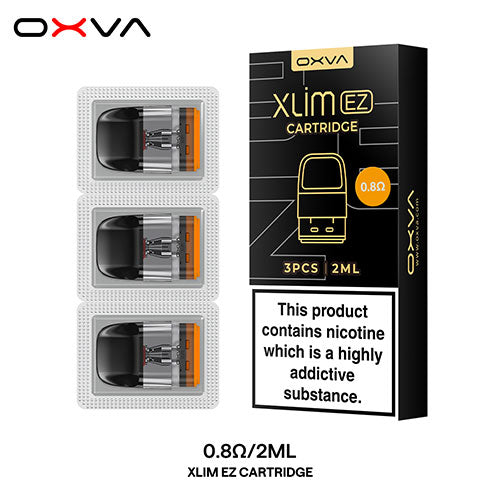 OXVA Xlim EZ Cartridge - Pod 2ml - Pod & Coil (3 Pack) | CRAM Vape OXVA Xlim EZ Cartridge - Pod 2ml - Pod & Coil (3 Pack) | CRAM Vape