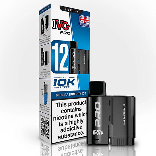 Blue Raspberry Ice - IVG Pro - Pod & Refill | CRAM Vape Blue Raspberry Ice - IVG Pro - Pod & Refill | CRAM Vape