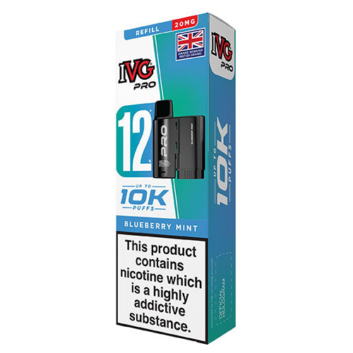 Blueberry Mint - 20mg - IVG Pro - Pod & Refill | CRAM Vape Blueberry Mint - 20mg - IVG Pro - Pod & Refill | CRAM Vape