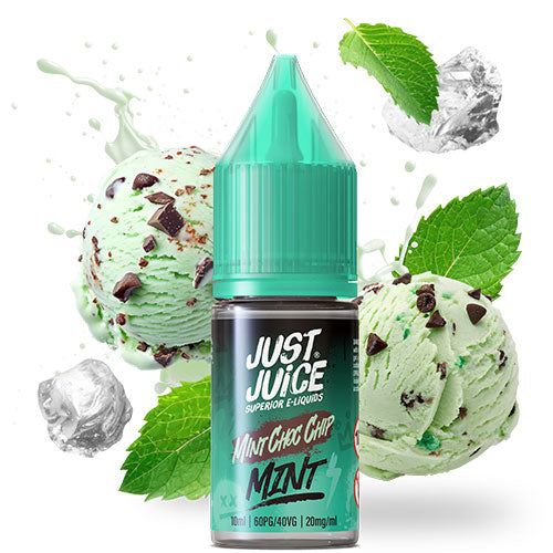 Mint Choc Chip - Mint Range - Just Juice Salts | CRAM Vape Mint Choc Chip - Mint Range - Just Juice Salts | CRAM Vape