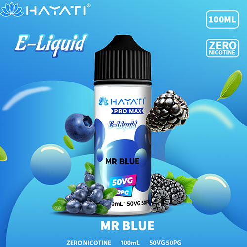 Mr Blue - Hayati Pro Max 50/50 - 100ml | CRAM Vape Mr Blue - Hayati Pro Max 50/50 - 100ml | CRAM Vape