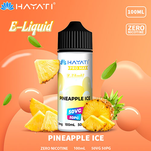 Pineapple Ice - Hayati Pro Max 50/50 - 100ml | CRAM Vape Pineapple Ice - Hayati Pro Max 50/50 - 100ml | CRAM Vape