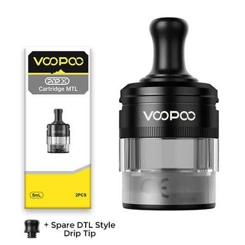 Voopoo PnP X - 5ml Replacement Pods - Empty Pod (2 Pack)
