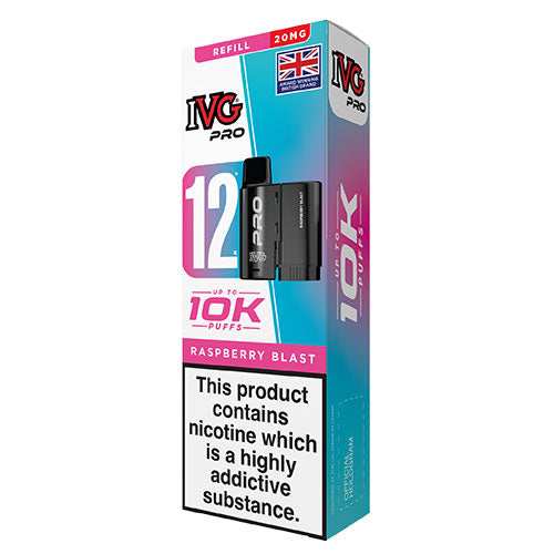 Raspberry Blast - 20mg - IVG Pro - Pod & Refill | CRAM Vape Raspberry Blast - 20mg - IVG Pro - Pod & Refill | CRAM Vape