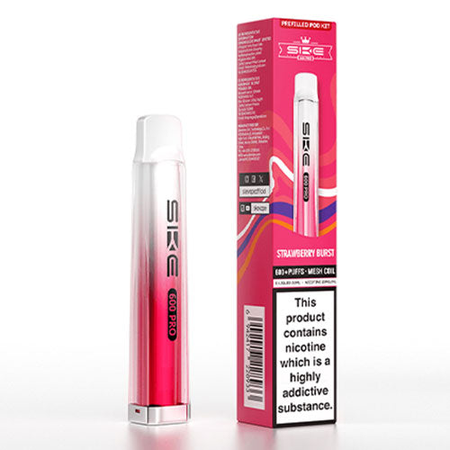Strawberry Burst - SKE 600 Pro - Prefilled Pod Kit | CRAM Vape Strawberry Burst - SKE 600 Pro - Prefilled Pod Kit | CRAM Vape