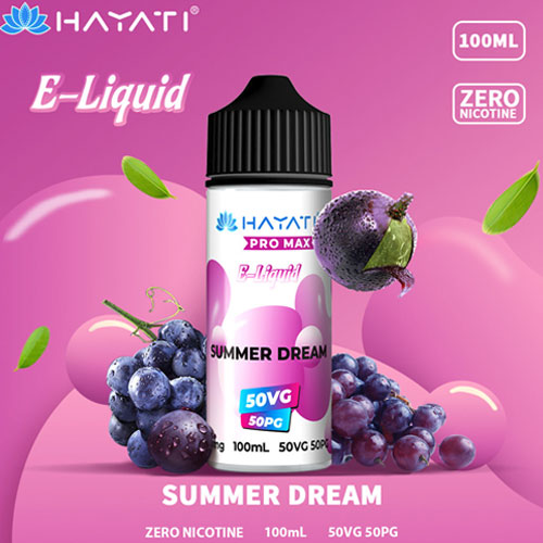 Summer Dream - Hayati Pro Max 50/50 - 100ml | CRAM Vape Summer Dream - Hayati Pro Max 50/50 - 100ml | CRAM Vape