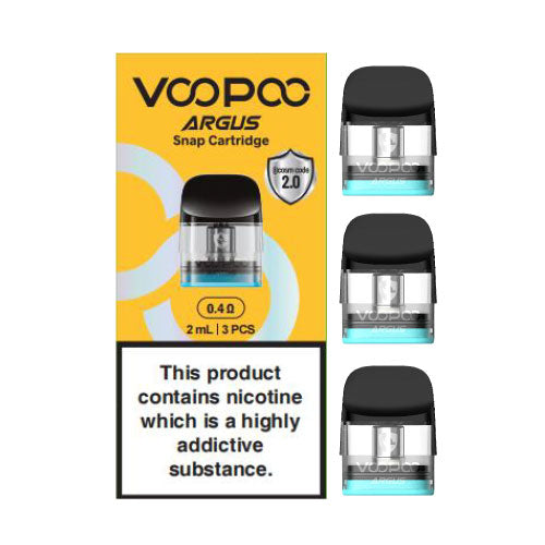 Voopoo Argus Snap Cartridge - Pod 2ml - Pod & Coil (3 Pack) | CRAM Vape Voopoo Argus Snap Cartridge - Pod 2ml - Pod & Coil (3 Pack) | CRAM Vape