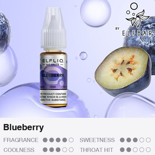 Blueberry - ELFLIQ Nic Salts | CRAM Vape Blueberry - ELFLIQ Nic Salts | CRAM Vape