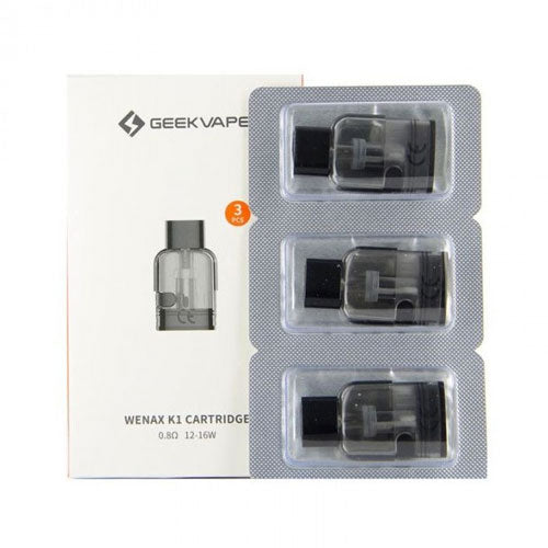 Geekvape Wenax K1 Pod Cartridge - Pod 2ml - Pod & Coil (3 Pack) | CRAM Vape Geekvape Wenax K1 Pod Cartridge - Pod 2ml - Pod & Coil (3 Pack) | CRAM Vape