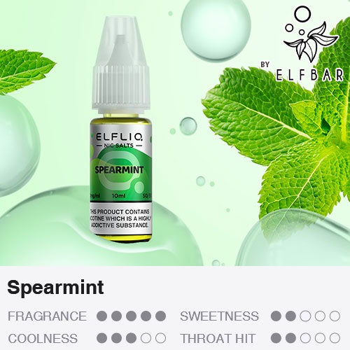 Spearmint - ELFLIQ Nic Salts | CRAM Vape Spearmint - ELFLIQ Nic Salts | CRAM Vape