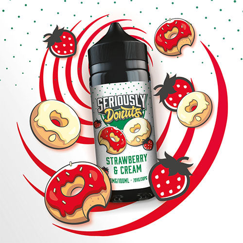 Strawberries & Cream - Seriously Donuts | CRAM Vape Strawberries & Cream - Seriously Donuts | CRAM Vape