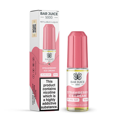 ice cream flavoured vape juice Strawberry Ice Cream - Bar Juice 5000