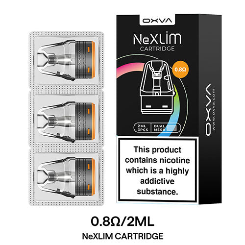 OXVA NeXlim Cartridge - Pod 2ml - Pod & Coil (3 Pack) | CRAM Vape OXVA NeXlim Cartridge - Pod 2ml - Pod & Coil (3 Pack) | CRAM Vape