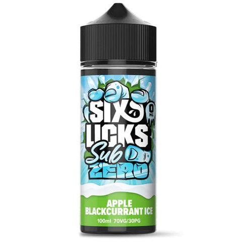 Apple Blackcurrant Ice - Six Licks Sub Zero