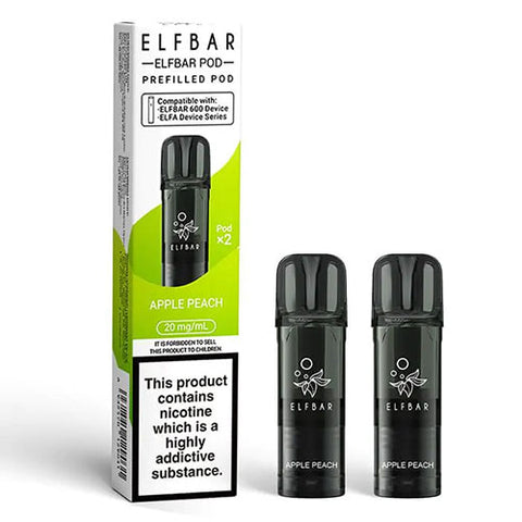 Apple Peach - Elfbar 600 Prefilled Pod (2 Pack)
