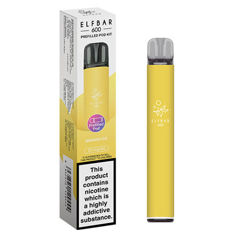 Banana Ice - Elfbar 600 Prefilled Pod Kit