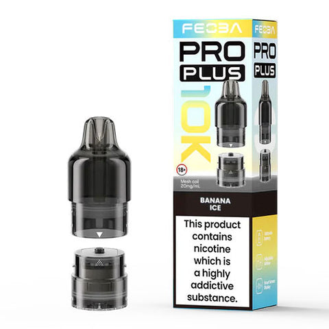 Banana Ice - 20mg - Feoba Pro Plus - Pod & Refill