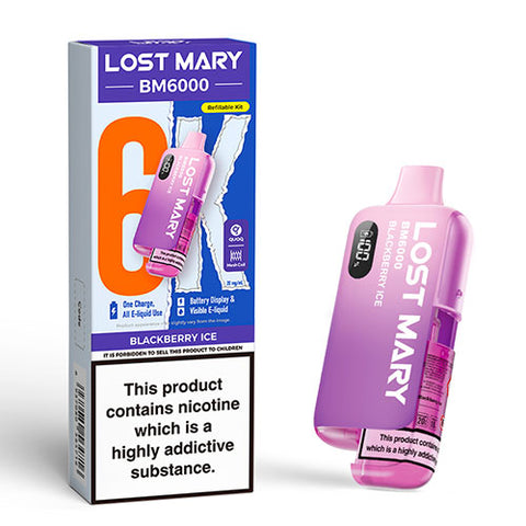 Blackberry Ice - Lost Mary BM6000 Replaceable Pod Kit