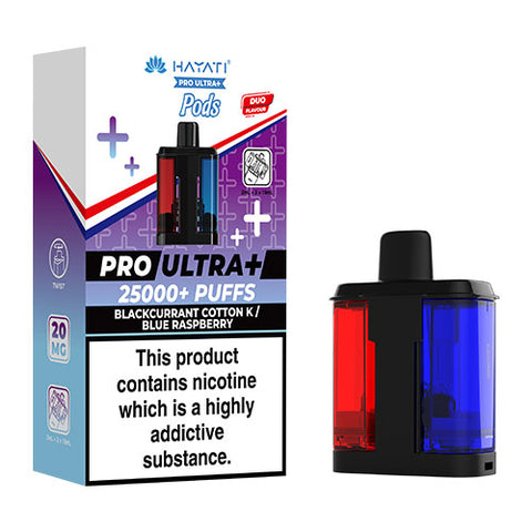 Blackcurrant Cotton K / Blue Raspberry - Hayati Pro Ultra 25K Refill Pod