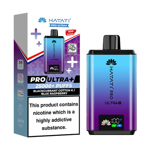 Blackcurrant Cotton K + Blue Raspberry - Hayati Pro Ultra 25K