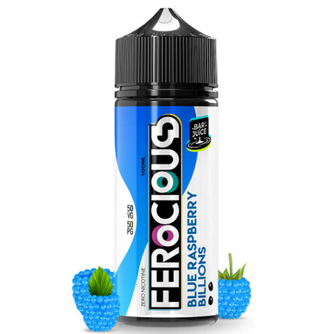 Blue Raspberry Billions - Ferocious Bar Juice