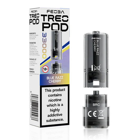 Blue Razz Cherry - 20mg - Feoba Treo - Pod & Refill