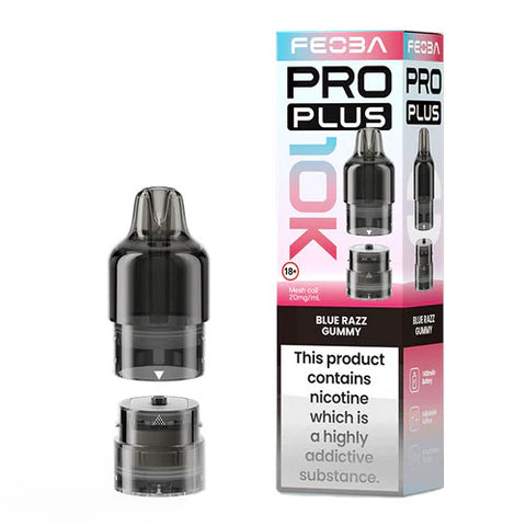 Blue Razz Gummy - 20mg - Feoba Pro Plus - Pod & Refill