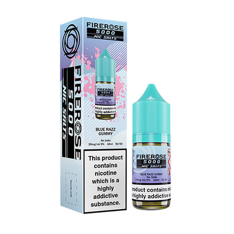 Blue Razz Gummy - Firerose 5000 Nic Salts