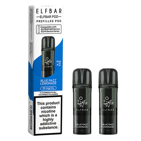 Blue Razz Lemonade - Elfbar 600 Prefilled Pod (2 Pack)