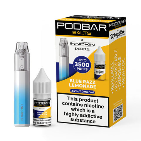 Blue Razz Lemonade - Podbar Salts - Innokin Endura S1