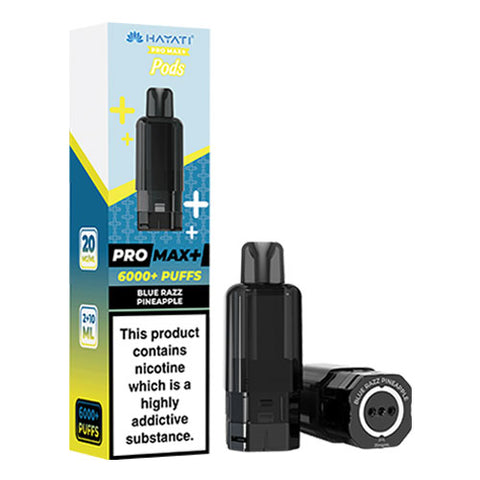 Blue Razz Pineapple - 20mg - Hayati Pro Max 6000 Refill Pod - CRAM Vape