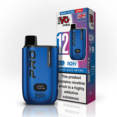 Blue Razz Retro - 20mg - IVG Pro 12 Kit