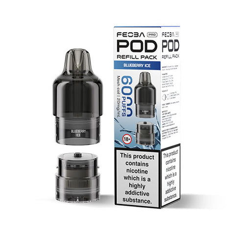 Blueberry Ice - 20mg - Feoba Pro - Pod & Refill