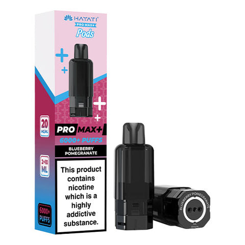 Blueberry Pomegranate - 20mg - Hayati Pro Max 6000 Refill Pod