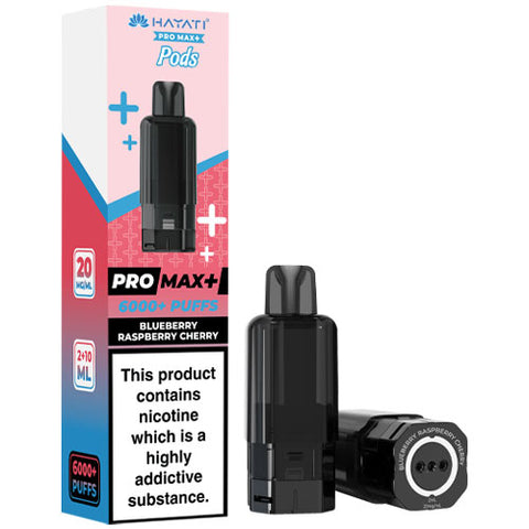 Blueberry Raspberry Cherry - 20mg - Hayati Pro Max 6000 Refill Pod