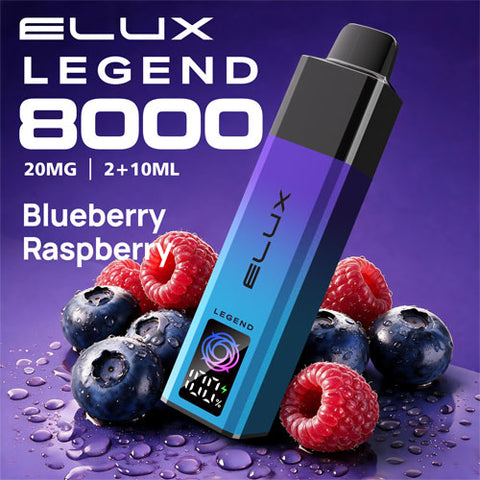Blueberry Raspberry - Elux Legend 8000