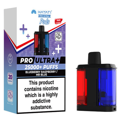 Blueberry Raspberry / Mr Blue - Hayati Pro Ultra 25K Refill Pod