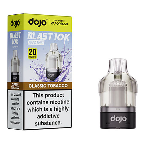 Classic Tobacco - 20mg - Dojo Blast 10k - Pod & Refill