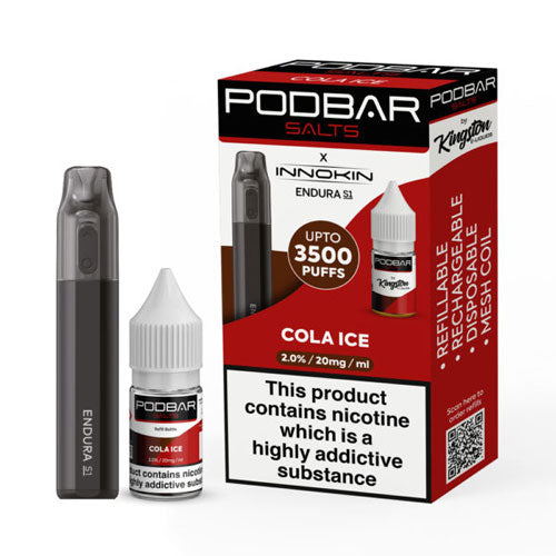 Cola Ice - Podbar Salts - Innokin Endura S1