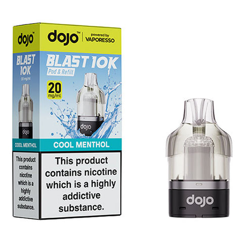 Cool Menthol - 20mg - Dojo Blast 10k - Pod & Refill