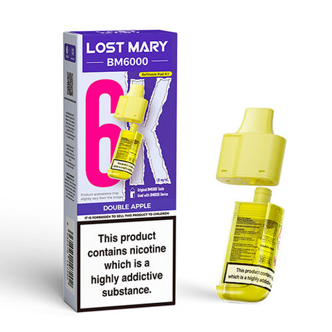 Double Apple - 20mg - Lost Mary BM6000 - Pod & Refill