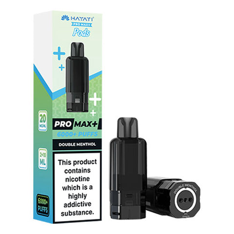 Double Menthol - 20mg - Hayati Pro Max 6000 Refill Pod