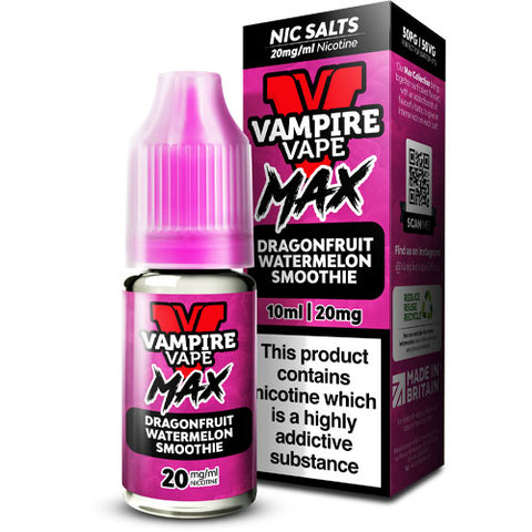 Dragonfruit Watermelon Smoothie - Vampire Vape Max Nic Salts