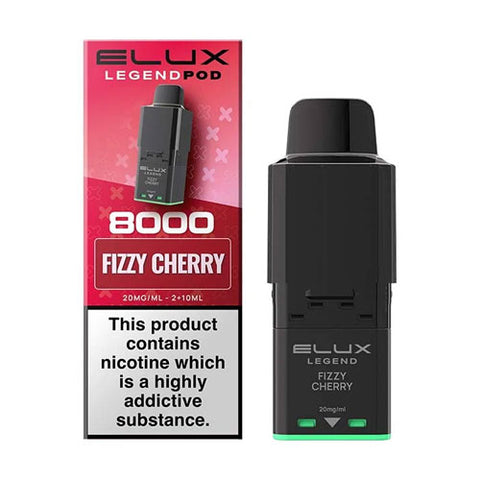 Fizzy Cherry - 20mg - Elux Legend 8000 Refill Pod