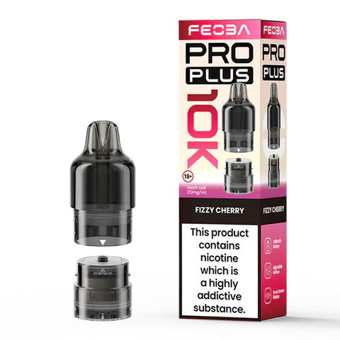 Fizzy Cherry - 20mg - Feoba Pro Plus - Pod & Refill