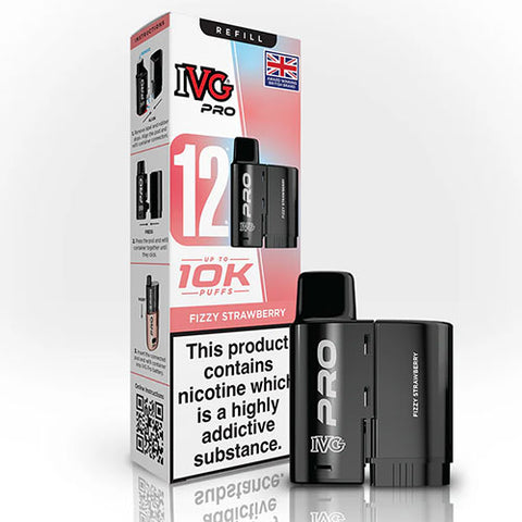 Fizzy Strawberry - 20mg - IVG Pro - Pod & Refill