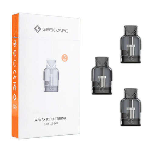 Geekvape Wenax K1 Pod Cartridge - Pod 2ml - Pod & Coil (3 Pack) | CRAM Vape Geekvape Wenax K1 Pod Cartridge - Pod 2ml - Pod & Coil (3 Pack) | CRAM Vape