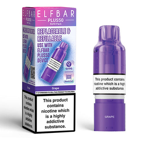 Grape - Elfbar Plus50 Refill Pack