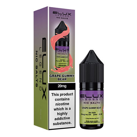 Grape Gummy Bear - Elux Legend Nic Salts