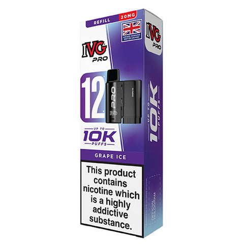 Grape Ice - 20mg - IVG Pro - Pod & Refill